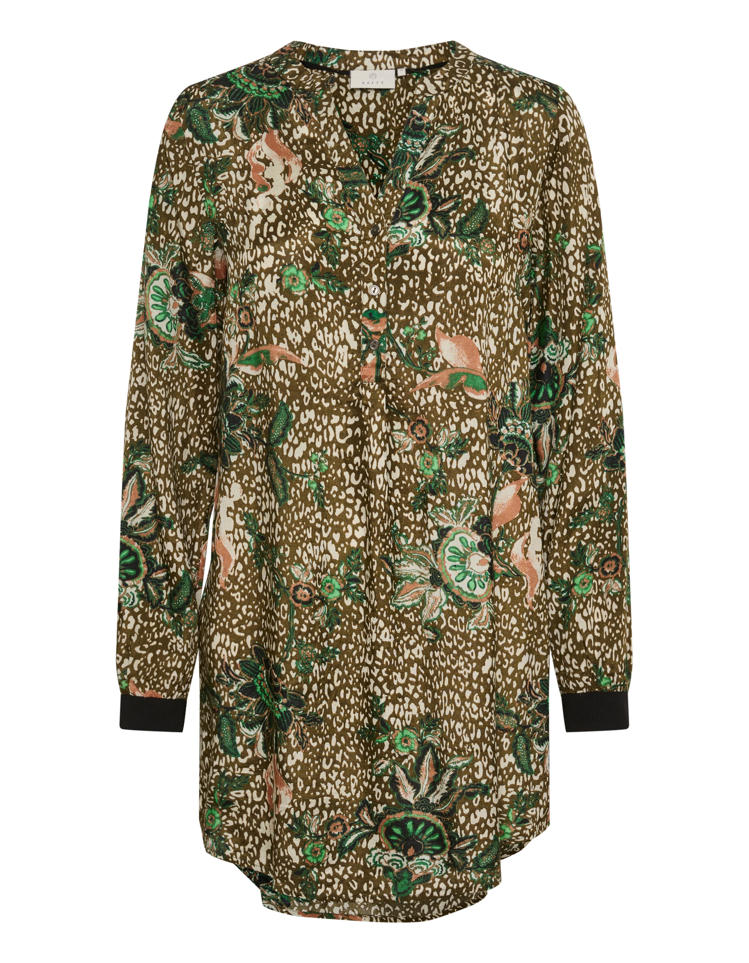 Kaffe Tunika 'Awiona' i grøn: forside