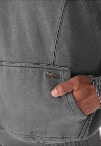 Dropsize Sweatshirt 'Seam' in Grau