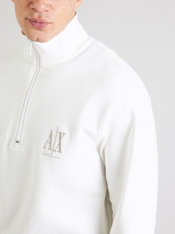 Felpa di ARMANI EXCHANGE in bianco