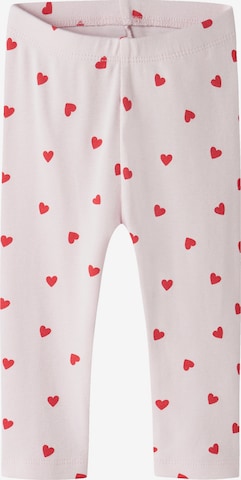 Leggings 'NBFBHEART' de la NAME IT pe roz: față