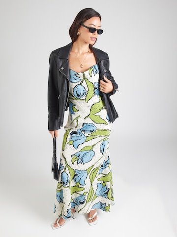 TOPSHOP - Vestido em mistura de cores