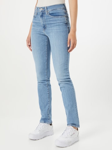 LEVI'S ® Regular Jeans '724™ High Rise Straight' in Blauw: voorkant