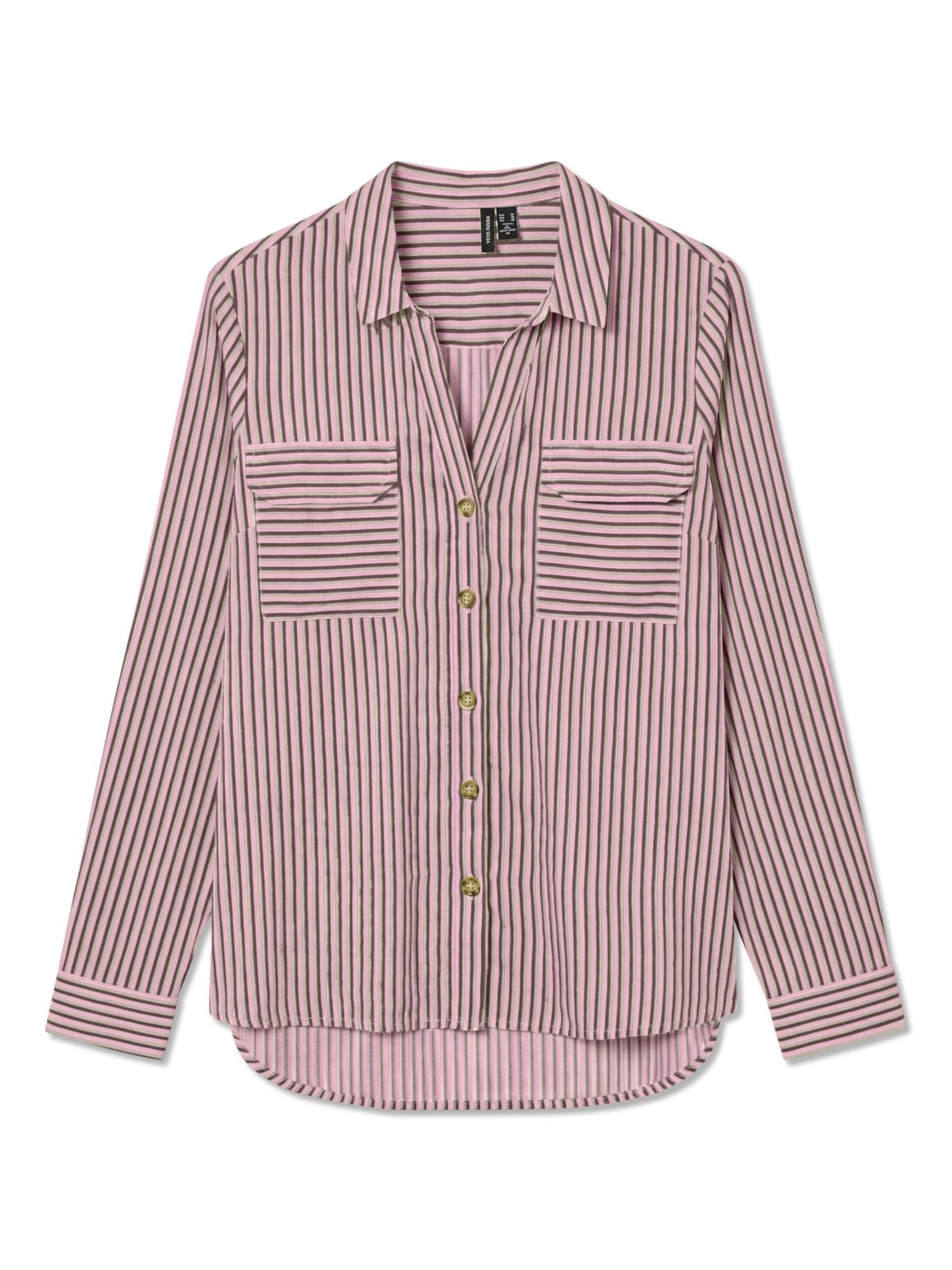 Camicia da donna 'BUMPY' di VERO MODA in rosa: frontale
