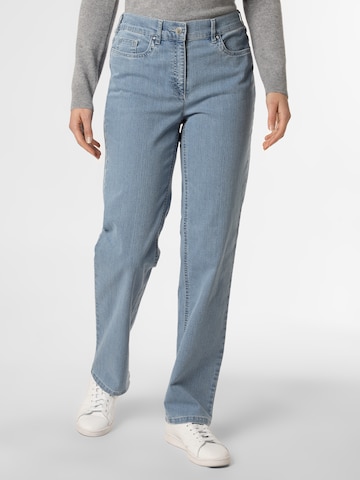 ZERRES Regular Jeans ' Greta ' in Blauw: voorkant