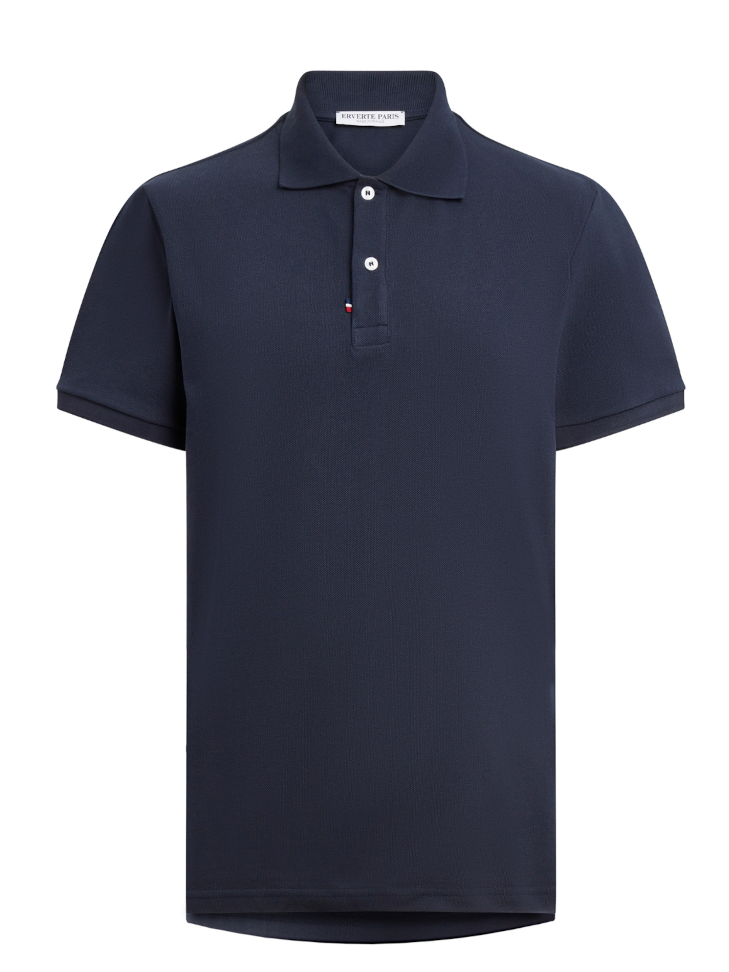 ERVERTE Paris - Camiseta 'Polo Made in France' en azul