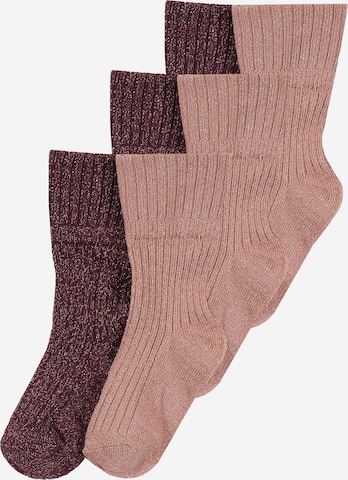 NAME IT Ponožky 'FROSIN' – fialová: přední strana