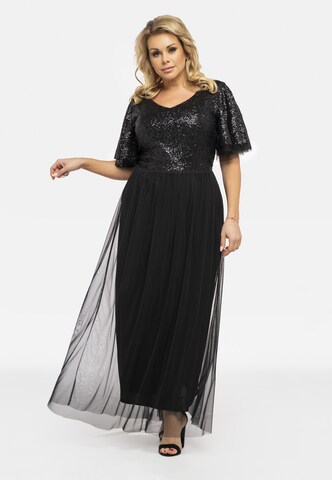 Karko Evening Dress 'Hera' in Black: front