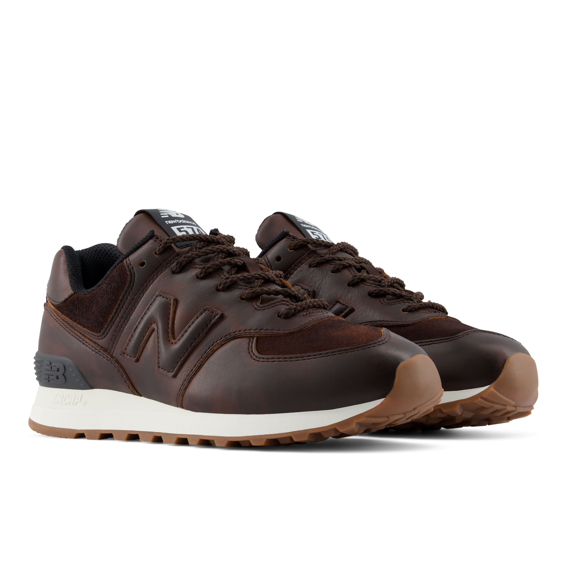 Baskets basses '574' new balance en marron
