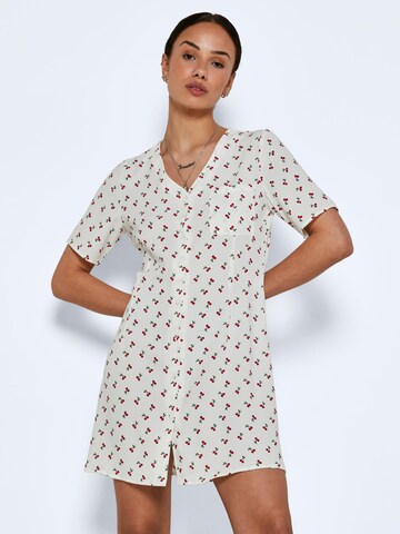 Robe-chemise 'Joe' Noisy may en blanc