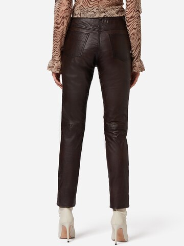 RICANO - Slimfit Pantalón '8909' en marrón