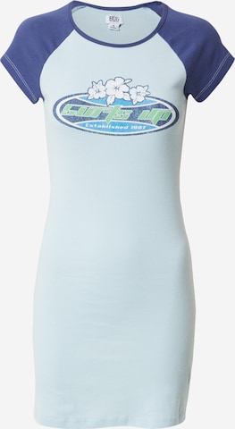 BDG Urban Outfitters Šaty 'SURFS UP' - Modrá: predná strana