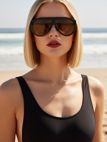 Lunettes de soleil Cala Rose en noir