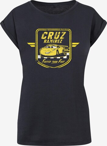 ABSOLUTE CULT Shirt 'Cars - Cruz Ramirez' in Blauw: voorkant
