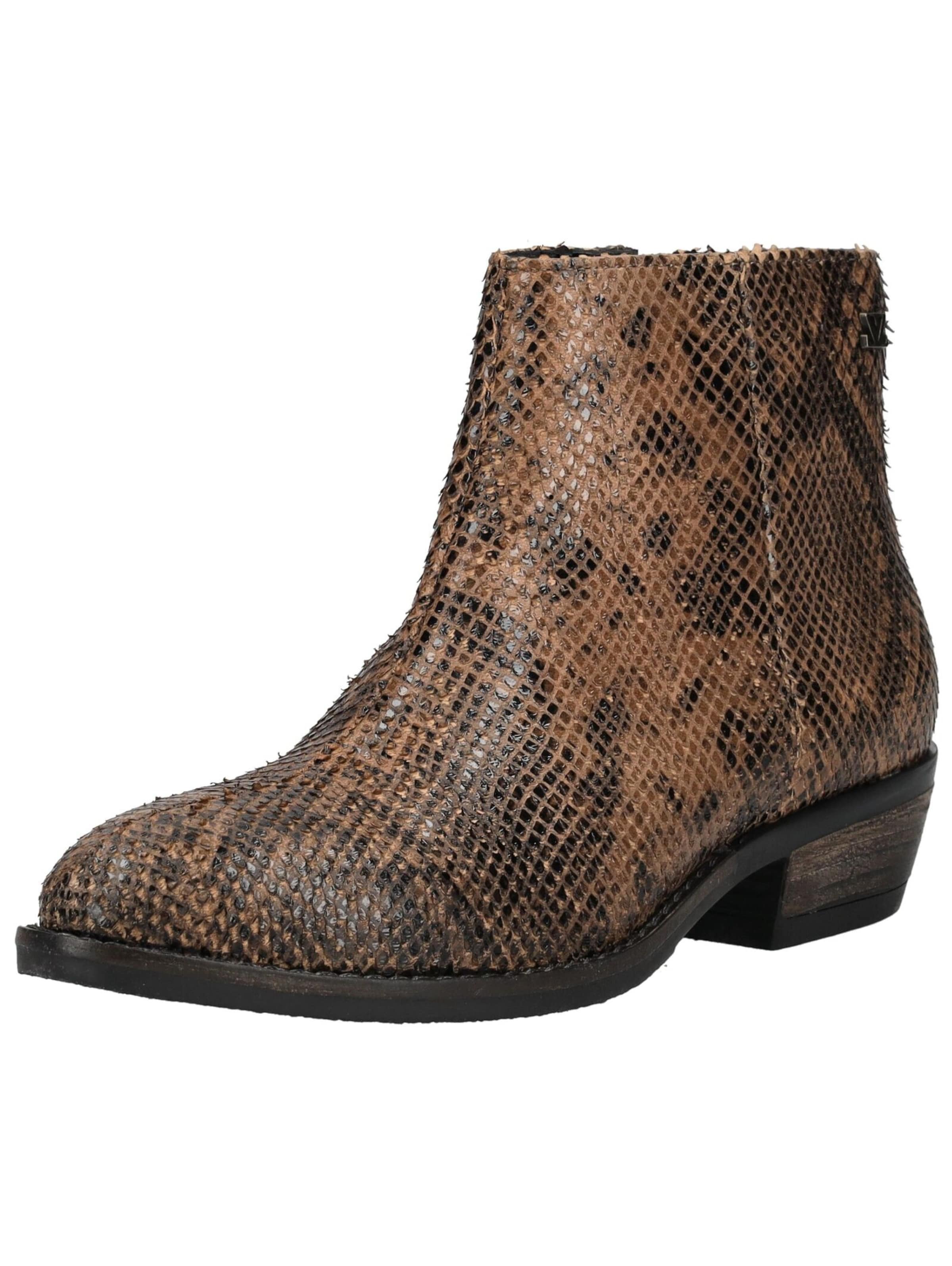 Bottines LAZAMANI en marron : devant