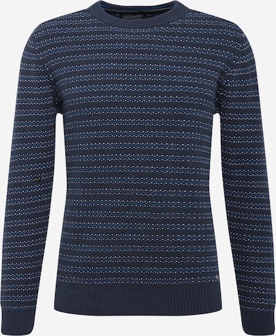 Petrol Industries Pullover in blau / navy / weiß, Produktansicht
