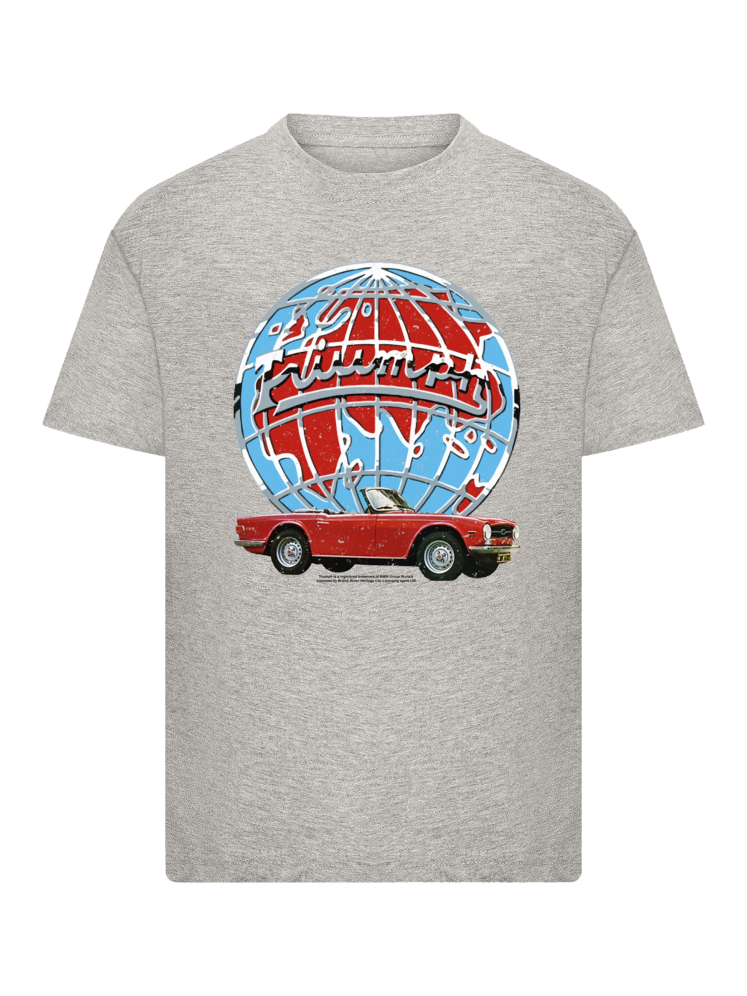 T-Shirt 'Triumph' F4NT4STIC en gris : devant