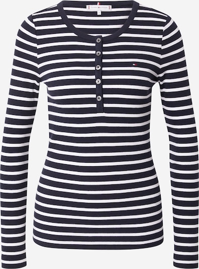 TOMMY HILFIGER Shirt in schwarz / weiß, Produktansicht