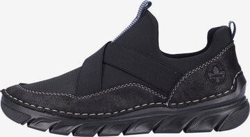 Rieker Slip On in Schwarz