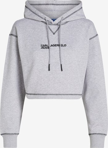 Sweat-shirt KARL LAGERFELD JEANS en gris : devant