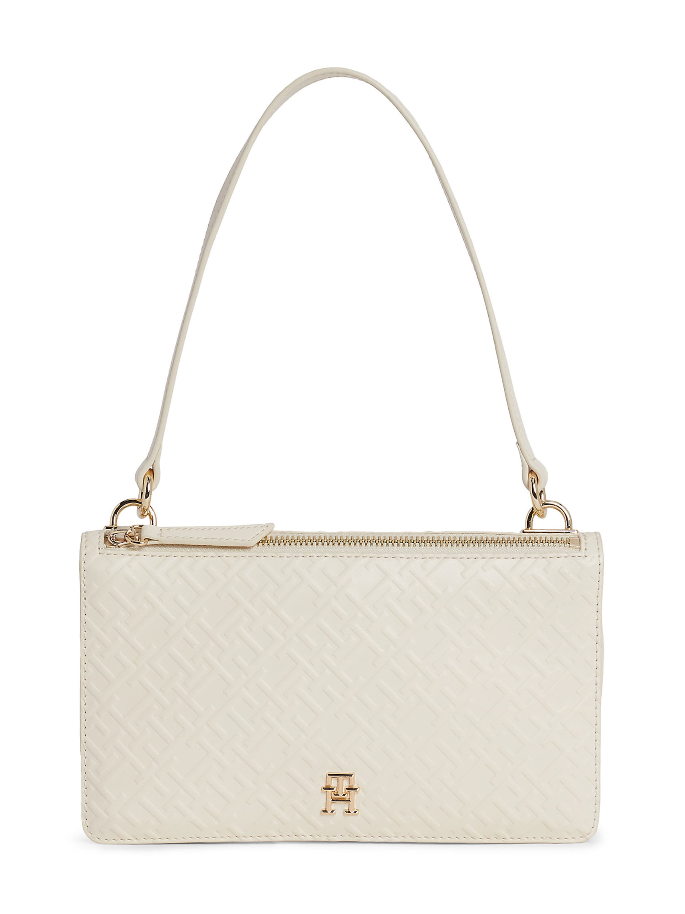 TOMMY HILFIGER Shoulder Bag in Beige: front
