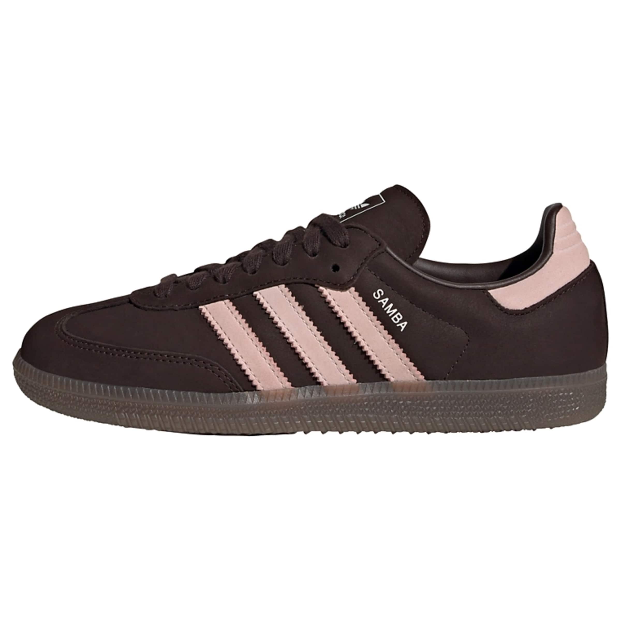 Baskets basses 'Samba' ADIDAS ORIGINALS en marron : devant