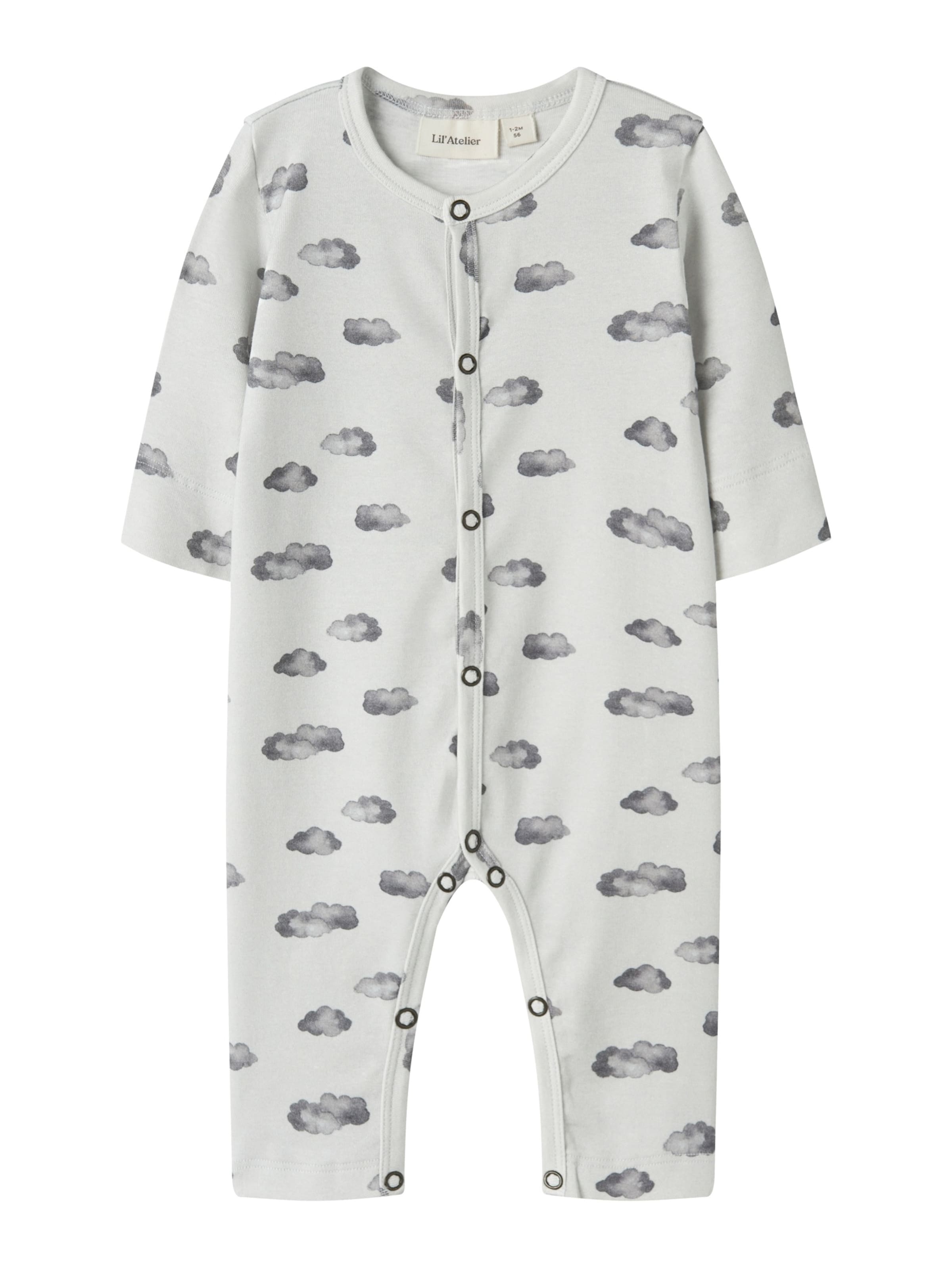 Lil'Atelier Pajamas 'NBMGIO' in Grey: front