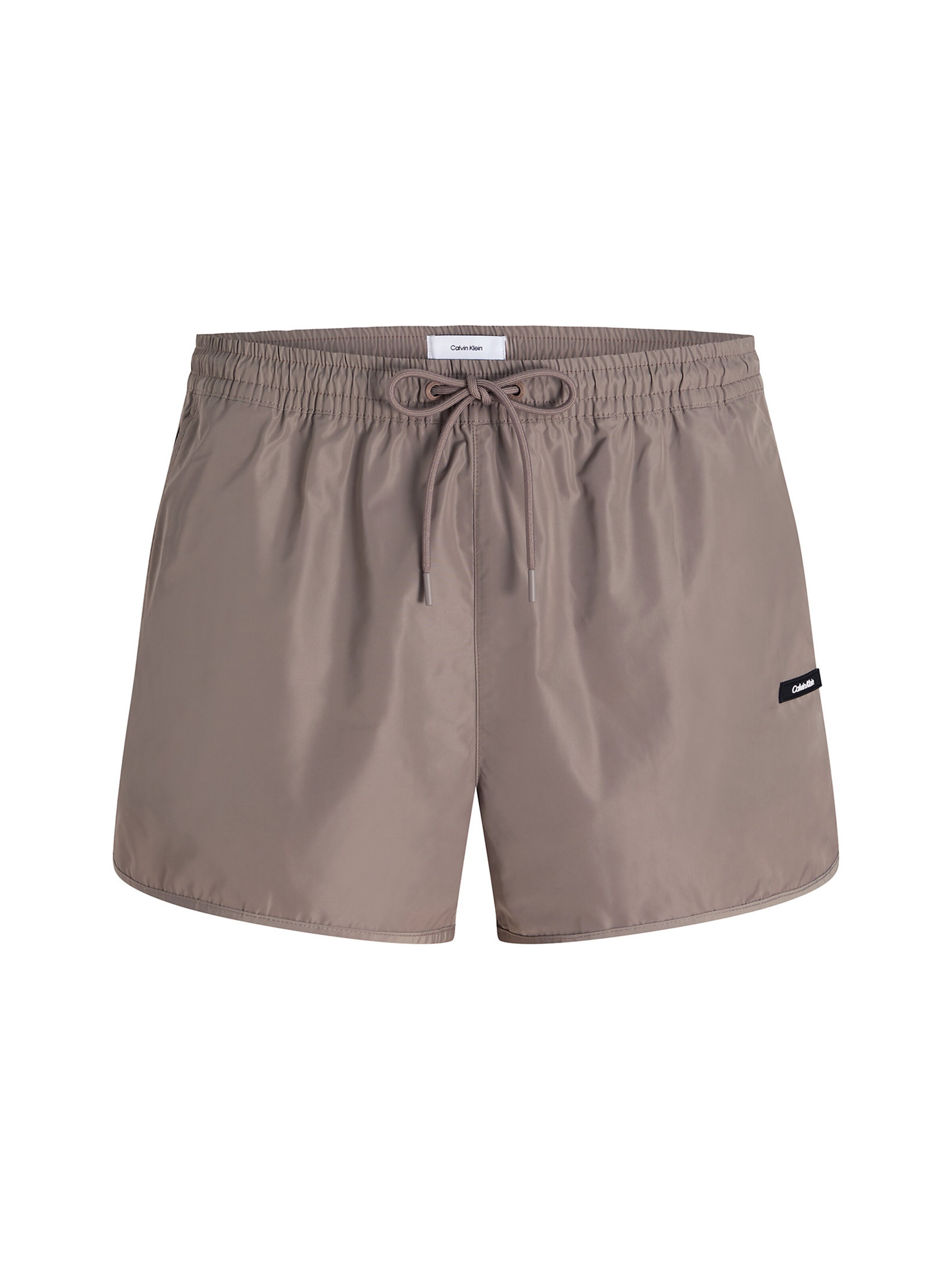 Shorts de bain 'Essentials' Calvin Klein Swimwear en marron : devant