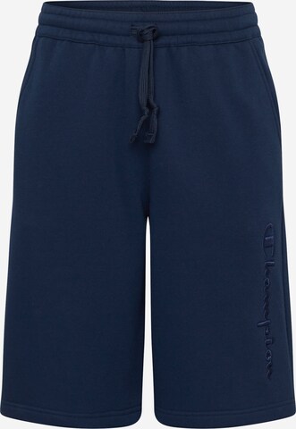 Champion Authentic Athletic Apparel Regular Shorts in Blau: predná strana