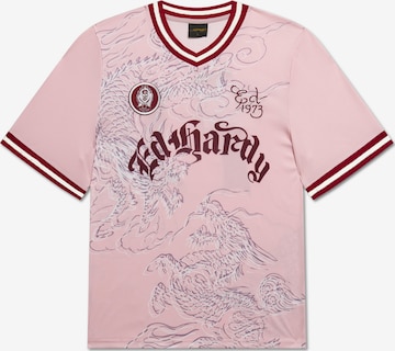 Ed Hardy Paita 'Soaring Dragon Football' värissä vaaleanpunainen: etupuoli