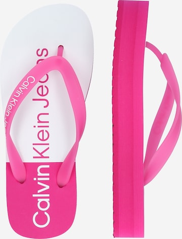 Tongs Calvin Klein Jeans en rose