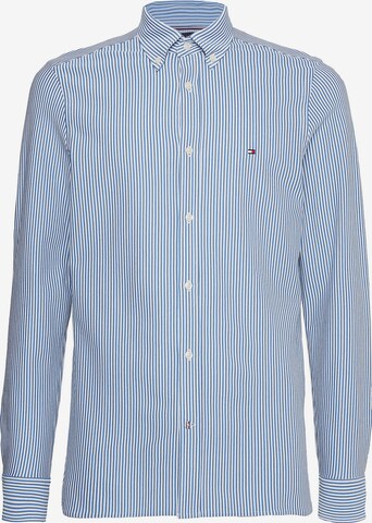 Coupe regular Chemise '1985 Collection ' TOMMY HILFIGER en bleu : devant