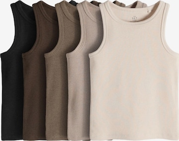 Top di The Set in marrone: frontale