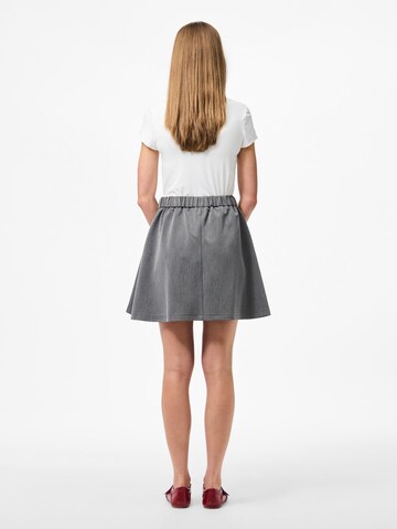 Jupe 'PCKamil' PIECES en gris