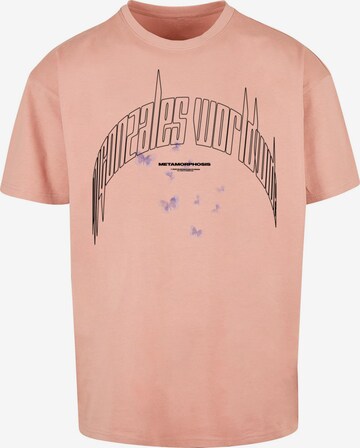 MJ Gonzales T-Shirt 'Metamorphose' in Pink: predná strana