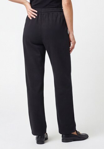 usha BLACK LABEL Loose fit Pants in Black