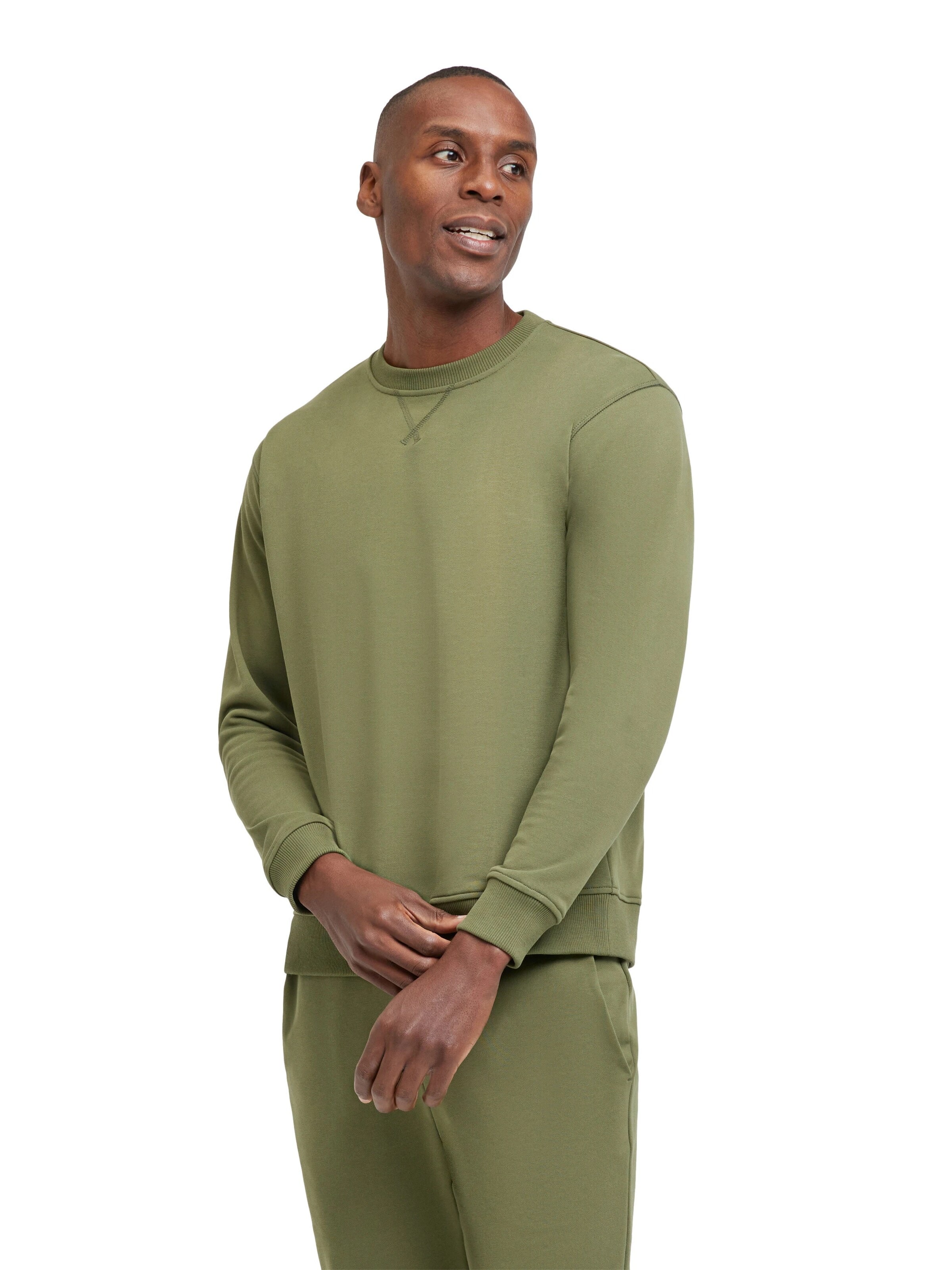 FALKE Sweatshirt 'Sweat' in Green: front