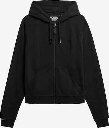Superdry Sweatjacke in Schwarz: Vorderseite