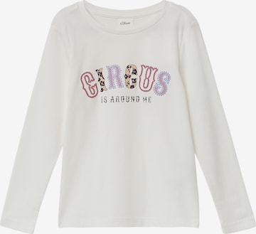 s.Oliver Shirt in Wit: voorkant