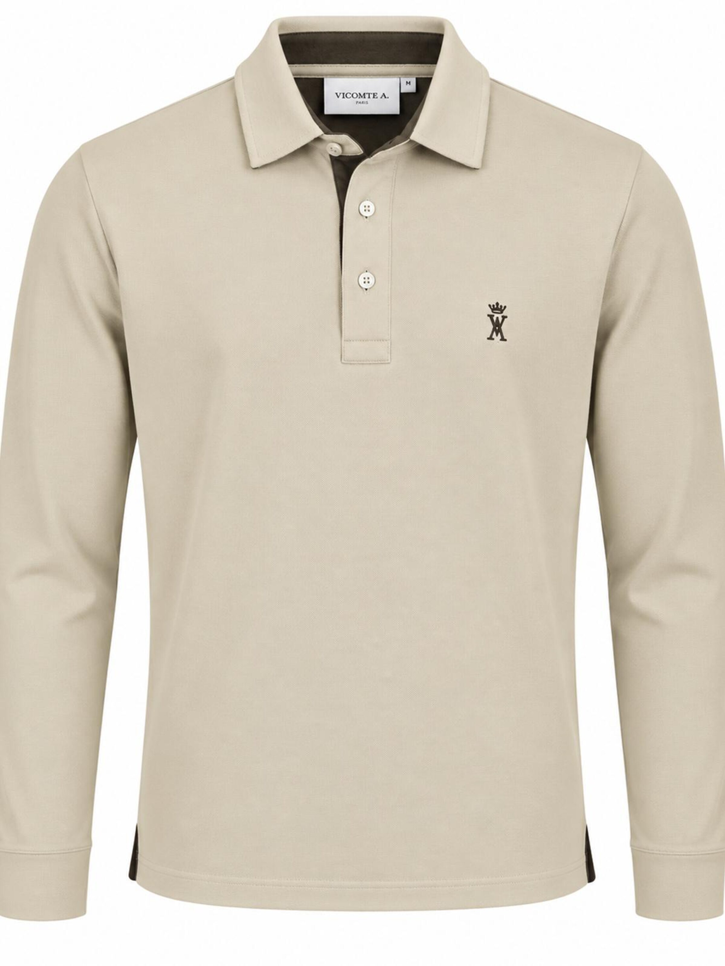 T-Shirt 'Polo Vicomte Beige' VICOMTE A en beige : devant