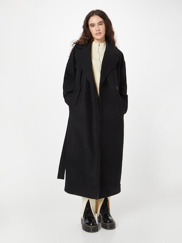 WEEKDAY Between-Seasons Coat 'Kia' in Black