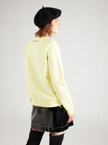 Karl Lagerfeld Sweatshirt 'Ikonik 2.0' in Yellow