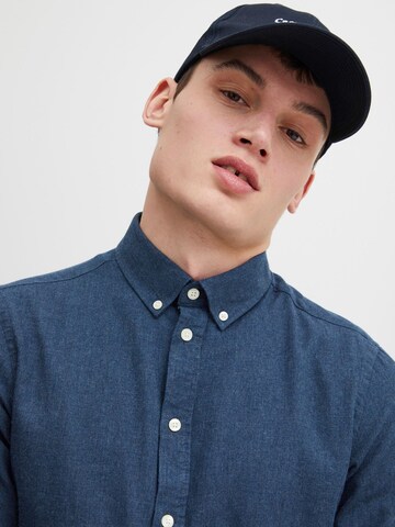 Casual Friday Slim fit Button Up Shirt ' ANTON ' in Blue