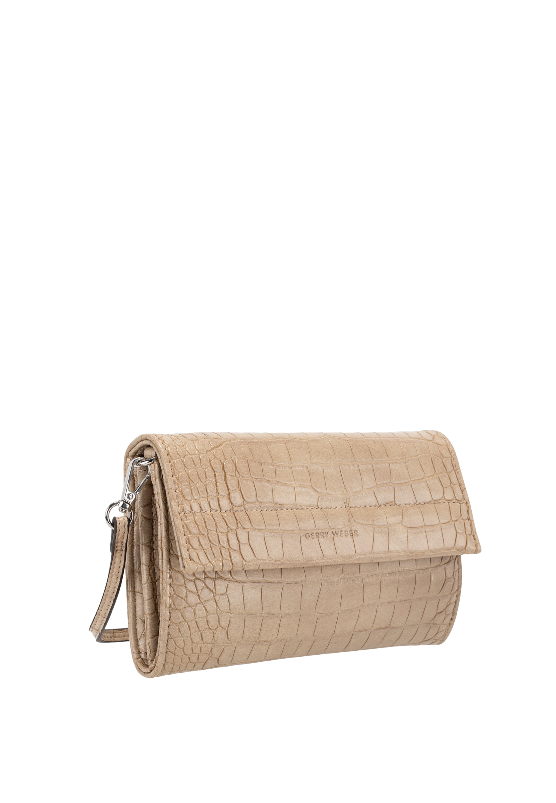 GERRY WEBER Clutch 'Festive Croco' in Beige