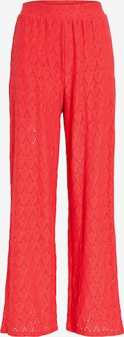 Wide Leg Pantalon 'VIAmalina' VILA en rouge : devant