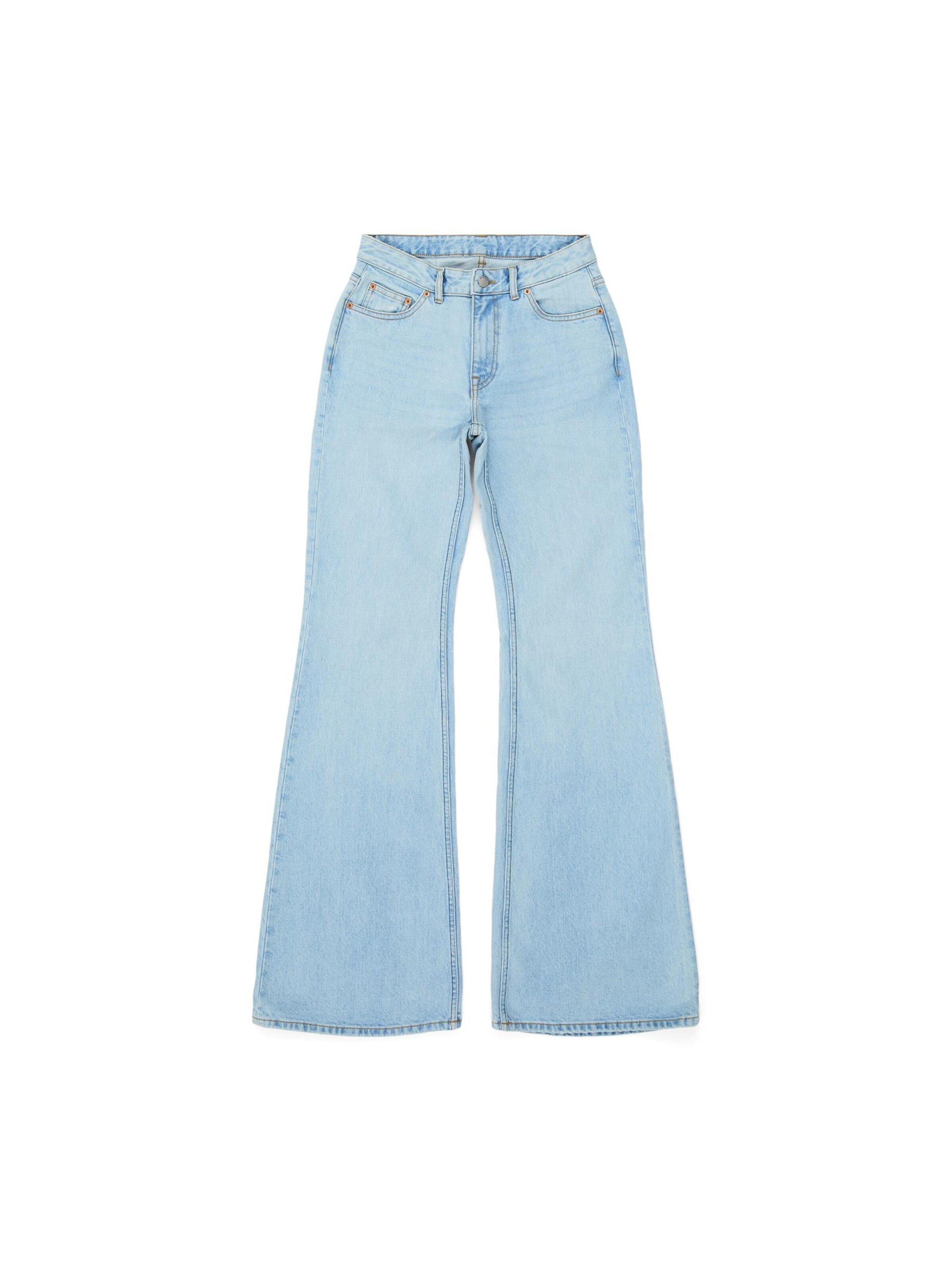 Dr. Denim Jeans 'Elba Mid Bootcut' in Blauw: voorkant