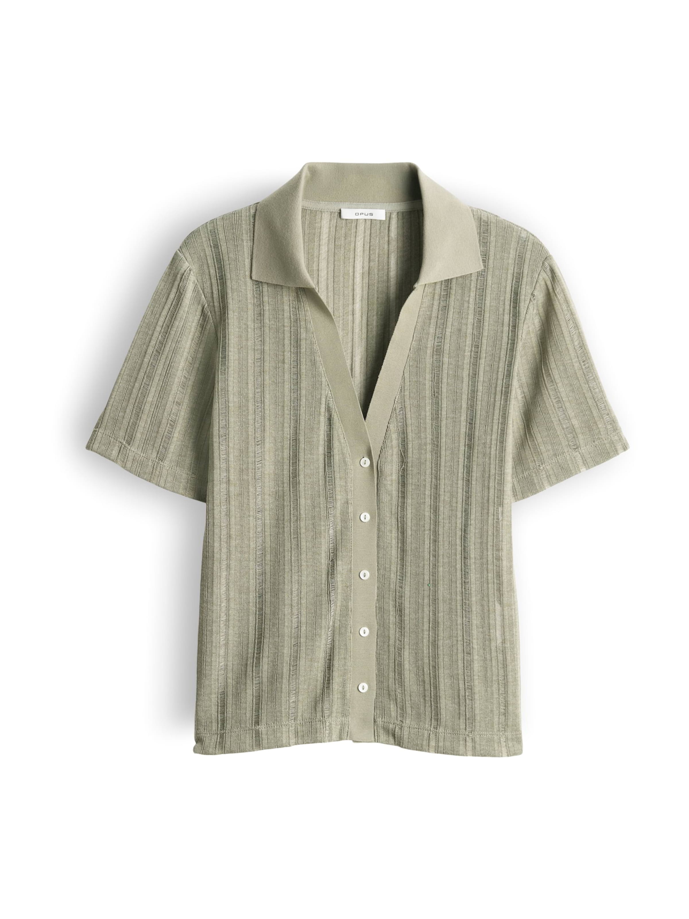 OPUS Blúzka 'Sugaha' - Zelená: predná strana