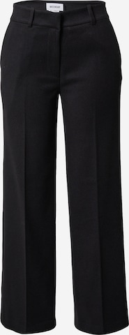 regular Pantaloni con piega frontale di WEEKDAY in nero: frontale