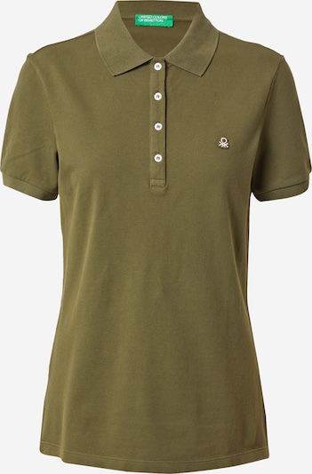 UNITED COLORS OF BENETTON Poloshirt in dunkelgrün, Produktansicht