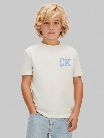 Calvin Klein Jeans Shirt in Beige: voorkant