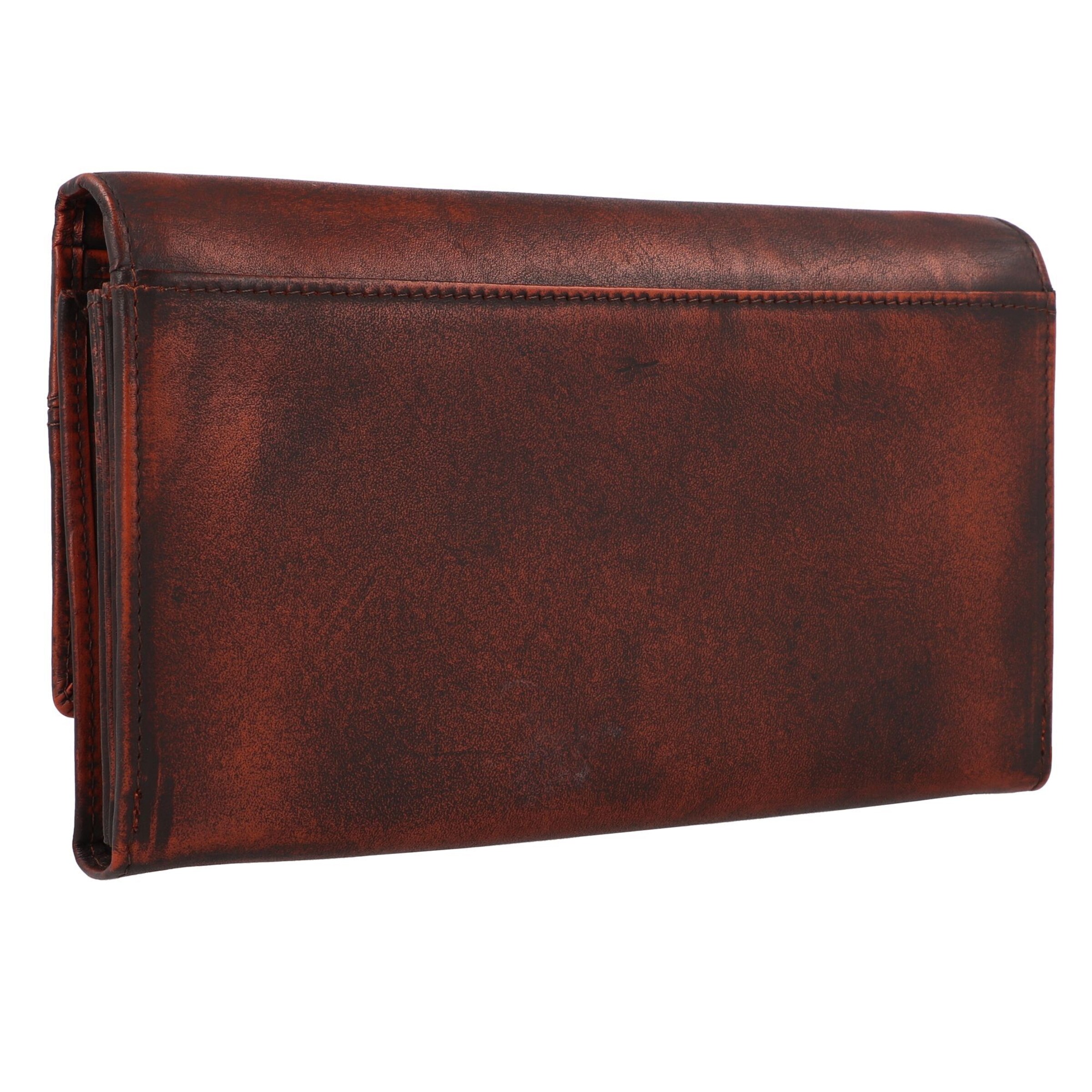 Porte-monnaies 'Destressed' GREENBURRY en marron